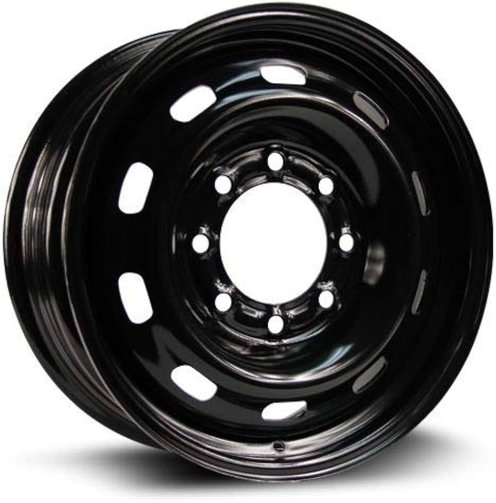 RTX, Steel Rim, New Aftermarket Wheel, 16X6.5, 5X100, 57.1, 44, black finish