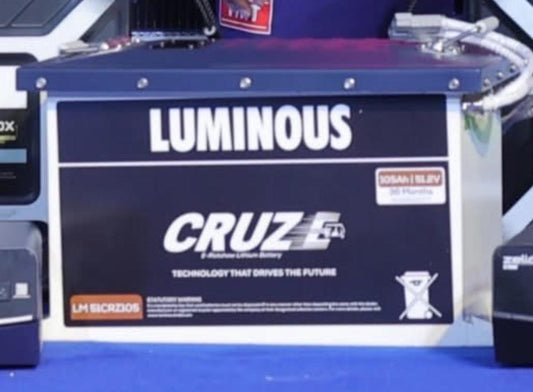 Luminous lithium battery