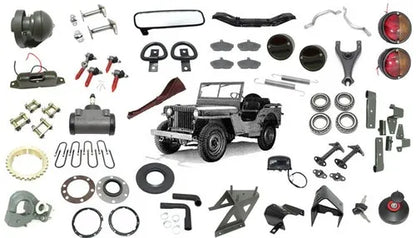 willy and ford jeep full accessories